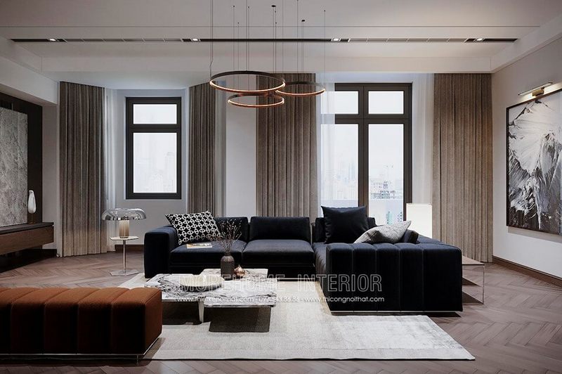 Biến không gian nội thất phòng khách nhà bạn trở nên sang trọng và cuốn hút hơn với bộ sofa hiện đại này