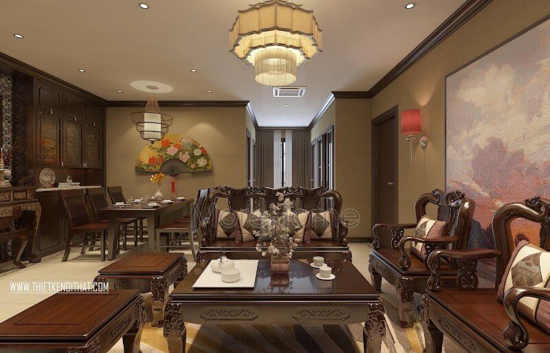 Bộ bàn ghế gỗ lim lào được điêu khắc tinh tế, những đường nét trạm trổ được thợ mộc Morehome đẽo đục kỳ công nhiều ngày từ khối gỗ thô mà tạo nên bộ sản phẩm bàn ghế phòng khách vô cùng đẹp